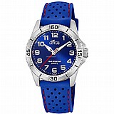 שעון יד לילדים LOTUS KIDS'S BLUE JUNIOR COLLECTION RUBBER WATCH BRACELET 18663/2 שעון יד לילדים LOTUS KIDS'S BLUE JUNIOR COLLECTION RUBBER WATCH BRACELET 18663/2