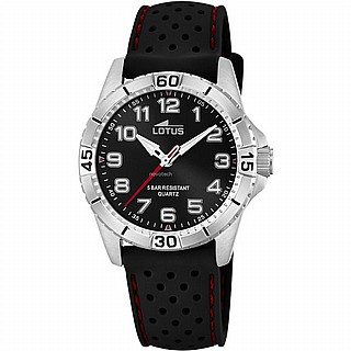 ���� �� ������ LOTUS KIDSS BLACK JUNIOR COLLECTION RUBBER WATCH BRACELET 18663/3