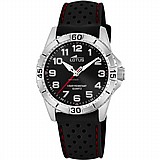 שעון יד לילדים LOTUS KIDS'S BLACK JUNIOR COLLECTION RUBBER WATCH BRACELET 18663/3 שעון יד לילדים LOTUS KIDS'S BLACK JUNIOR COLLECTION RUBBER WATCH BRACELET 18663/3