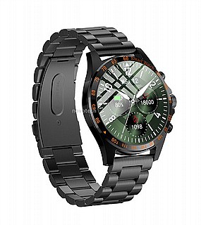 ���� ��� HiFuture HiGear - Black  Stainless Steel Strap Smart Watch ��� ����