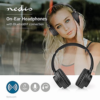 �� ������� ��������� ������ Wireless On-Ear Headphones,HPBT2102BK