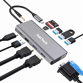 ���� ����� ������ ����� GoldTouch  USB Type C Premium Docking Station SU-C20