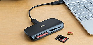 ���� ������ ������ SanDisk ImageMate PRO USB-C ,SDDR-A631-GNGNN