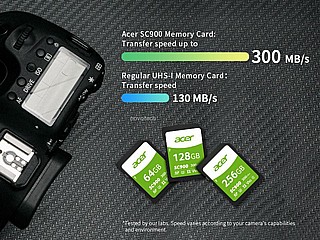 ����� ������  Acer SC900 Super Speed 8K SD Card 256GB
