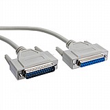 כבל מאריך InLine Serial Cable molded DB25 male to female direct grey 10m כבל מאריך InLine Serial Cable molded DB25 male to female direct grey 10m