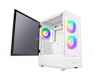 ���� Antec NX410 RGB ATX MID Tower Glass Side panel White