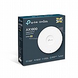 ����� ���� TP-LINK AX1800 Ceiling Mount WiFi 6 Access Point, AX1800 OMADA, EAP620HD 