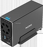 ���� ������ ���� ������ MAIWO 3.5'' Dual bay USB3.2 GEN1 HDD Enclosure with Riad, K35272U3 