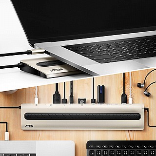 ���� ����� ATEN USB-C Multiport Dock with Power Pass-Through  UH3237