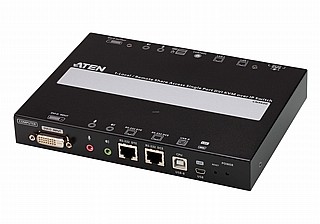 ��� ATEN 1-Local/Remote Share Access Single Port DVI KVM over IP Switch  CN9600