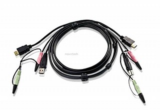��� ATEN 1.8M USB HDMI KVM Cable with Audio  2L-7D02UH