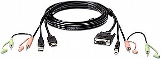�� ����� ATEN 1.8M USB DVI-D Single Link KVM Cable  2L-7D02U