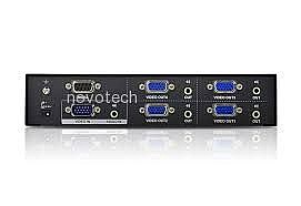 ���� ATEN 4-Port VGA/Audio Splitter (450MHz)  VS0104