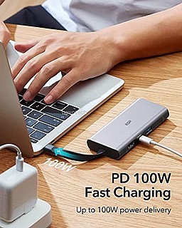���� ����� ESR 8-in-1 Portable Hub - Silver 4894240165096