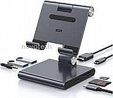 ���� ����� ESR 8-in-1 Portable Stand Hub - Silver 4894240165089