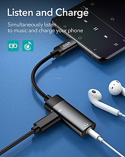 ���� ESR 2in-1 USB-C PD Headphone Jack Adapter 4894240132432