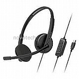 סט אוזניות ומיקרופון CREATIVE HS-220 כולל סינון רעשים במיקרופון סט אוזניות ומיקרופון CREATIVE HS-220 כולל סינון רעשים במיקרופון