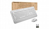 סט מקלדת ועכבר אלחוטי Logitech Signature MK650 Combo For Business Offwhite סט מקלדת ועכבר אלחוטי Logitech Signature MK650 Combo For Business Offwhite