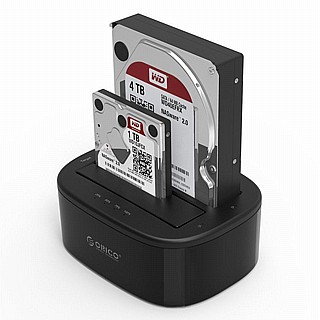 ���� ����� ����� ���� ORICO-6228US3-C 2.5 / 3.5 inch 2 Bay USB3.0 1 to 1 Clone Hard Drive Dock