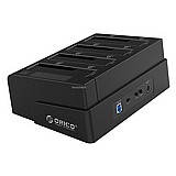 ���� ����� ������ � 4 ������ ORICO-6648US3-C-V1 ,2.5 / 3.5 inch 4 Bay USB3.0 1 to 3 Clone Hard Drive Dock