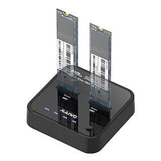 ���� ����� ����� ���� ������ MAIWO K3016P 2 Bays USB3.2 Gen2 Docking Station / Duplicator for NVMe M.2 SSD