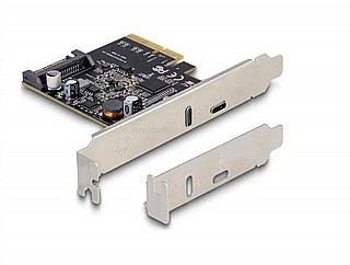 ����� ����� USB 3.2 20Gbps Gen2x2 PD 20Watt Low Profile �� �� 2 ������ USB-C, ����� Asmedia