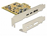 ����� ����� USB 3.1 10Gbps Gen2 DP Alt Mode Low Profile �� 2 ������ USB �'���� Asmedia