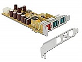 ����� ����� PCIe x1 PoweredUSB Low profile �� 3 ������ USB �� 24 �� 12 ���� �'���� Pericom
