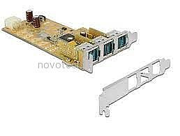 ����� ����� PCIe x1 PoweredUSB Low profile �� 3 ������ USB �� 12 ���� ����� Pericom