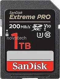 ����� ������ SanDisk 1TB Extreme PRO SDXC UHS-I Memory Card SDSDXXD-1T00-GN4IN