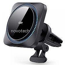 ���� ������ ESR HaloLock Wireless Car Charger with CryoBoost - Frosted Onyx 4894240132746