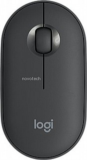 ���� ������ Logitech Pebble M350 Wireless Mouse - GRAPHITE - 2.4GHZ/BT 