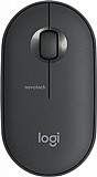 ���� ������ Logitech Pebble M350 Wireless Mouse - GRAPHITE - 2.4GHZ/BT 