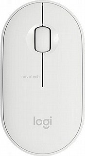 ���� ������ Logitech Pebble M350 Wireless Mouse - OFF-WHITE - 2.4GHZ/BT 