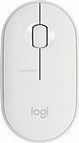 ���� ������ Logitech Pebble M350 Wireless Mouse - OFF-WHITE - 2.4GHZ/BT 