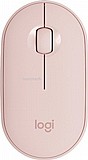 ���� ������ Logitech Pebble M350 Wireless Mouse - ROSE - 2.4GHZ/BT 