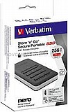 ���� ������ ������ VERBATIM USB3.1 256GB STORE�N'GO SECURE SSD W/KEYPAD GEN1