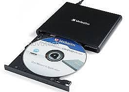 ���� ������ VERBATIM EXTERNAL SLIMLINE DVD REWRITER USB 2.0 BLACK