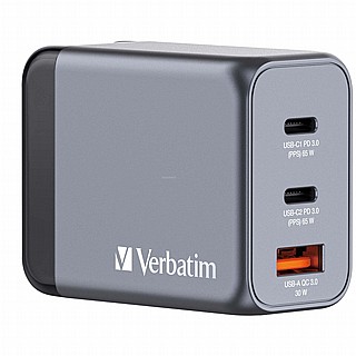 ���� ��� Verbatim GaN Charger 65W,32201