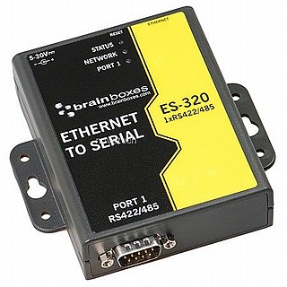 ���� brain boxes ES-320 1 Port RS422/485 Ethernet to Serial Adapter