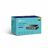 מתג 5 ערוצים TP-LINK 5-Port PoE Gigabit TL-SG1005LP מתג 5 ערוצים TP-LINK 5-Port PoE Gigabit TL-SG1005LP