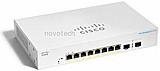 CBS220-8FP-E-2G-EU 8 PORT POE GIGA SMART SWITCH LAYER 2 130WAT +2SFP GIGA  CISCO���