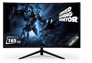 ��� ������� ����  FUJICOM 27" Curved FHD 165Hz Gaming Monitor DP+HDMI+USB+SPK