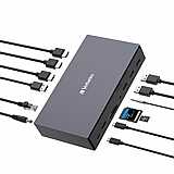 ���� ����� Verbatim USB-C Pro Docking Station 17 Port 32172