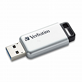 ���� ���� ��� ��� VERBATIM USB 3.0 DRIVE 64GB SECURE DATA PRO (PC&MAC),98666