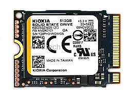 ���� ���� Kioxia 512GB 2230 M.2 NVMe PCIe4.0x4 SSD Solid State KBG50ZNS512G