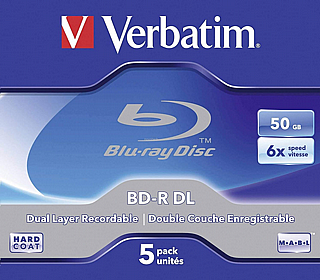 ��������� ������ Verbatim 43748 BD-R DL 50GB 6X ����� 5 �� 