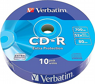  ��������� ������ Verbatim 43725 CD 700MB 52X ����� 10 ��