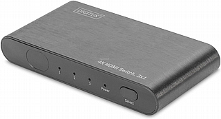 ���� DIGITUS 4K HDMI switch DS-45316 - video/audio switch - 3 ports