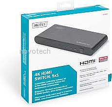 ���� DIGITUS 4K HDMI switch DS-45317 - video/audio switch - 5 ports
